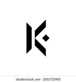 Letter K Logo Vector Black Color Stock Vector (Royalty Free) 2053725905 | Shutterstock