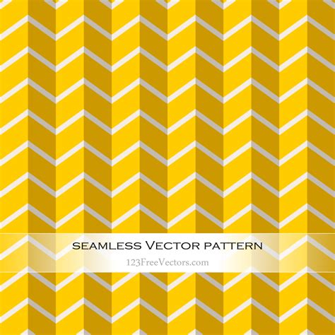 Yellow Chevron Seamless Pattern Vector