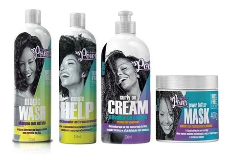 Kit Soul Power Creme On Ativador Cachos Produtos Completo Kit De