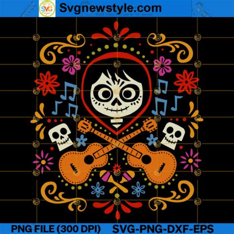 Disney Pixar Coco Musical Miguel Svg Disney Coco Svg Png