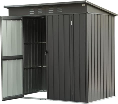 Amazon TinyHomie 5x3 FT Outdoor Storage Shed With Sloping Roof