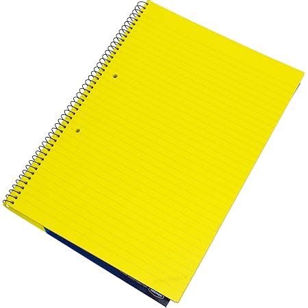 Pack Of Spiral Memory Aid A Lemon Yellow Page Paper Notepad