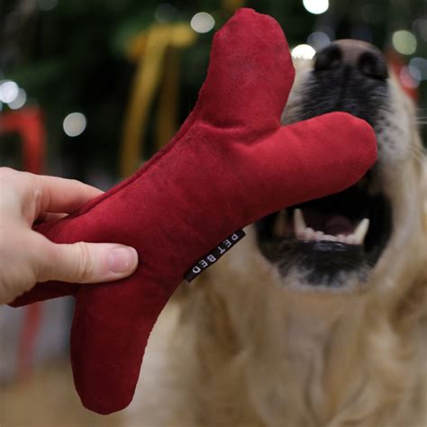 Игрушка косточка для собак PET BED Велюр Эксклюзив