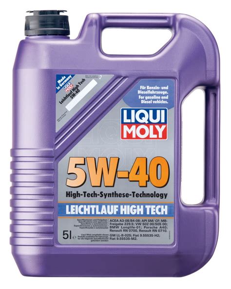 Liqui Moly Leichtlauf High Tech W Engine Oil Alfa City Singapore