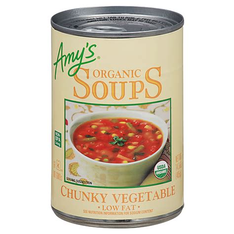 Amy's Organic Low Fat Chunky Vegetable Soups 14.3 oz | Buehler's