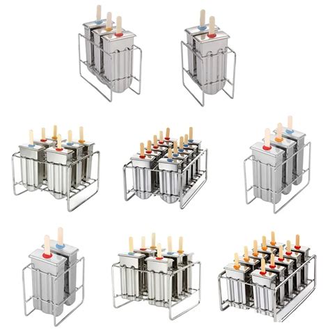 2022 Novos Moldes De Picol De A O Inoxid Vel Diy Gelo Lolly Molde
