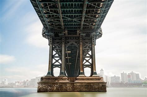 Puente Puentes Brooklyn Ciudades Ciudad Intel Luz Manhattan