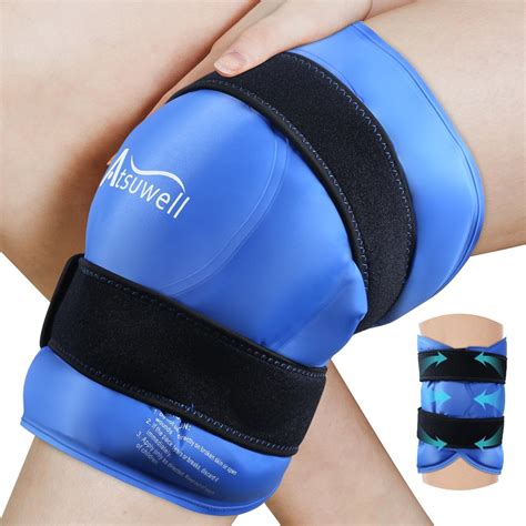 Amazon Atsuwell 20 XXL Knee Ice Pack Wrap Around Entire Knee