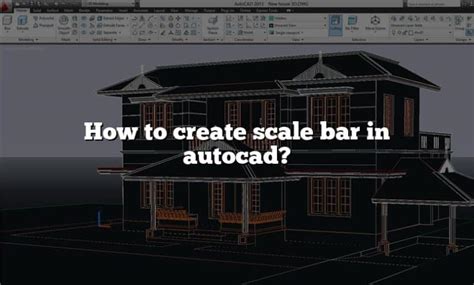 How To Put Scale Bar In Autocad How To Draw Scale Bar In Autocad