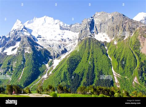 Caucasus mountains in Russia Stock Photo - Alamy