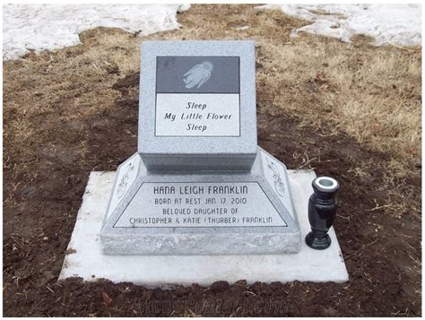 Gray Granite Headstone from United States - StoneContact.com