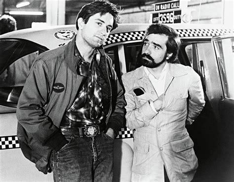 MARTIN SCORSESE and ROBERT DE NIRO in TAXI DRIVER -1976-. Photograph by ...