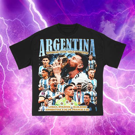 ARGENTINA - 2022 WORLD CUP WINNERS TEE – Football Streetwear Store