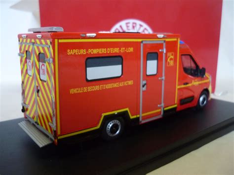 Renault Master 2019 TIB VSAV Pompiers SDIS 28 Alerte 1 43 Les Miniatures