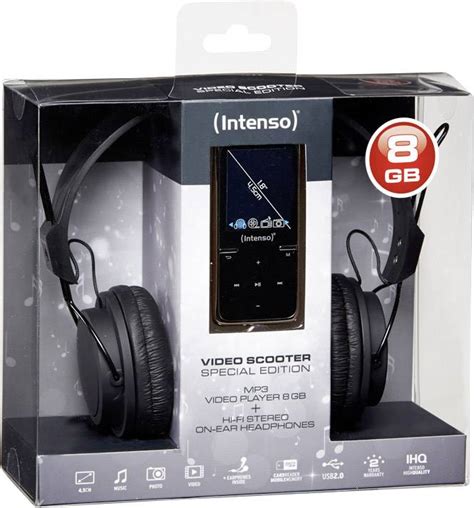 Intenso Video Scooter Special Edition MP3 Player MP4 Player 8 GB Nero