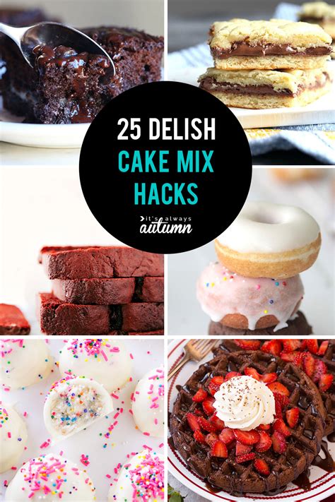 25 amazing cake mix hack recipes - It's Always Autumn