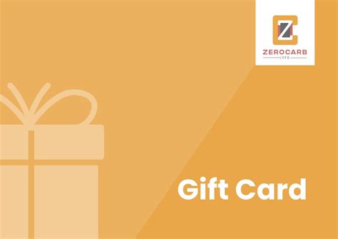 Gift Card - ZeroCarb LYFE