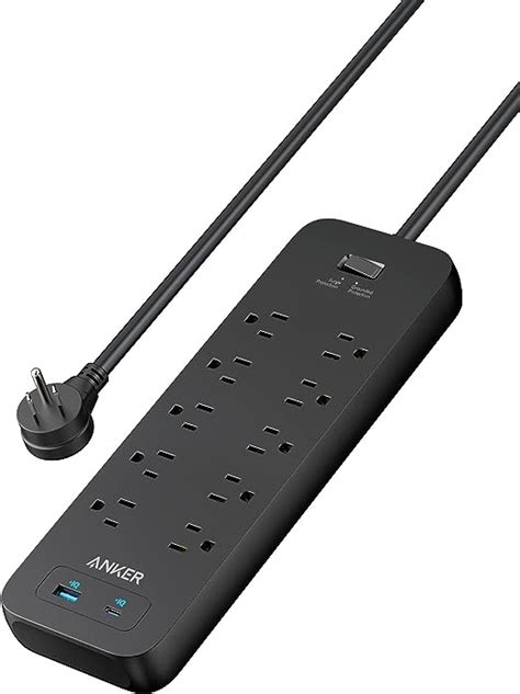 Amazon Power Strip Anker Surge Protector J Ft M Extension