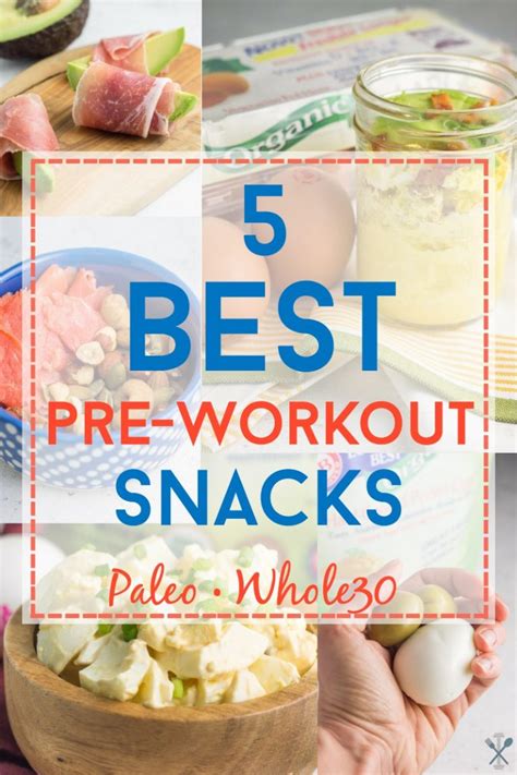 5 Best Pre-Workout Snacks