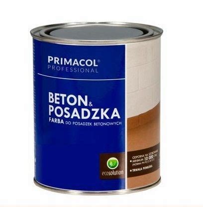 PRIMACOL BETON POSADZKA FARBA DO BETONU POSADZKI GARAŻU CZARNA 0 75L