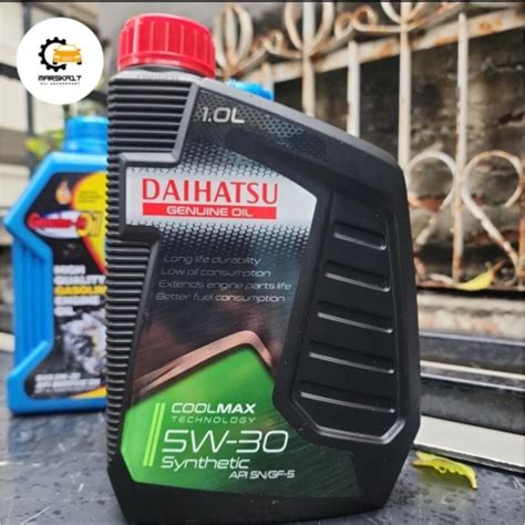 Jual Daihatsu Genuine Oil W Api Sn Gf Synthetic L Original