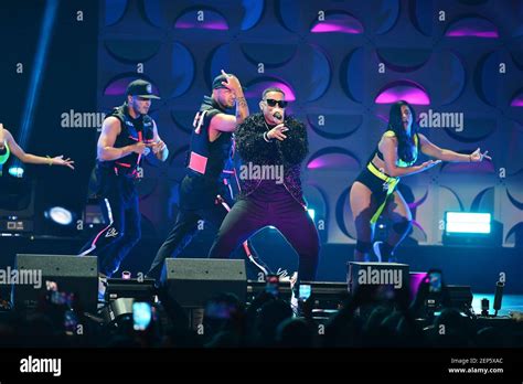 Daddy Yankee Performs On Stage During The Iheartradio Fiesta Latina At