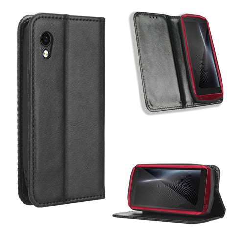 For Cubot Pocket Case Luxury Flip Pu Leather Magnetic Adsorption Case