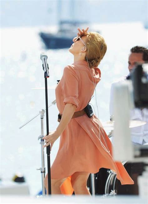 Upskirt Kylie Minogue Performing Live In Cannes 12thblog