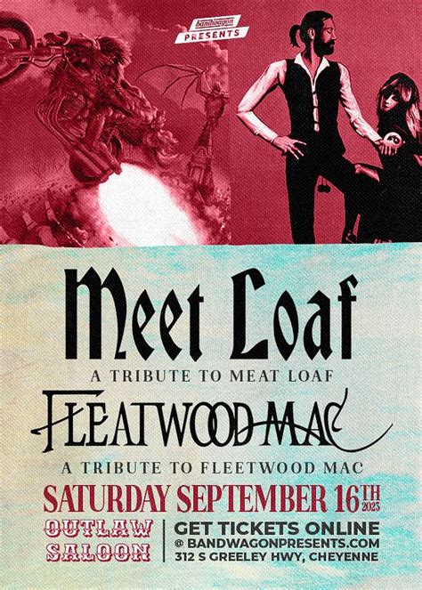 Fleetwood Mac And Meatloaf Tribute Night Tickets At Outlaw Saloon In