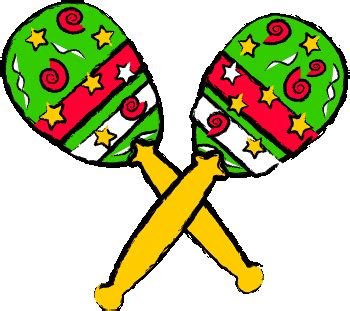 Fiesta Graphics, Mexican Maracas Clip Art