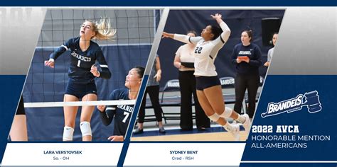 Bent, Verstovsek add honorable mention All-America honors - Brandeis ...