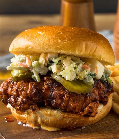 Nashville Hot Chicken Sandwich The Wicked Noodle