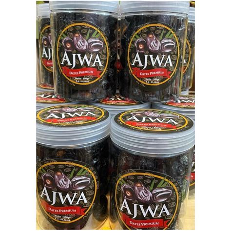 Jual Kurma Ajwa Ruthob Premium 500gr Shopee Indonesia