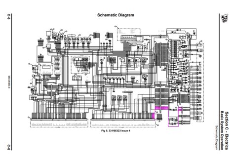 JCB 220 Excavator Complete Electrical Diagram