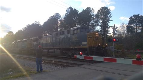 CSX Freight Train Q583 Headed Northbound With CSXT 328 In The Lead