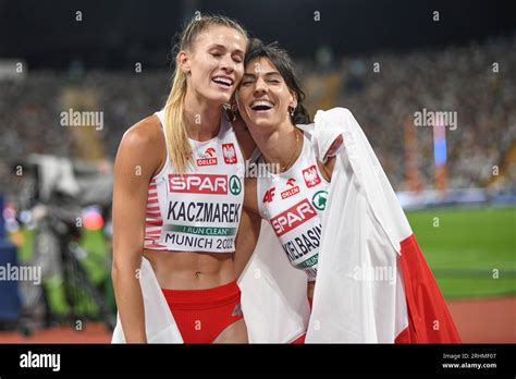 Natalia Kaczmarek Silver and Anna Kiełbasinska Bronze from Poland