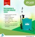 Ralli Agrotech Battery Operated Knapsack Pump Sprayer Capacity Of