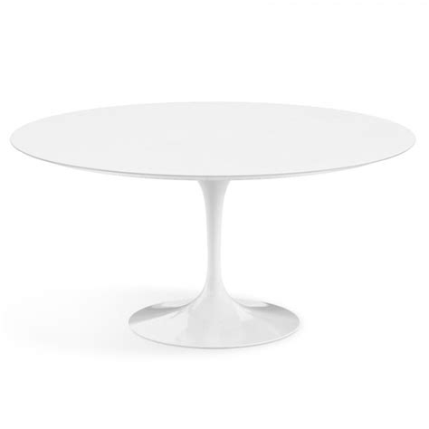 Mesa De Jantar Tulipa Saarinen Redonda 60 Cm Vidro Personal Decor