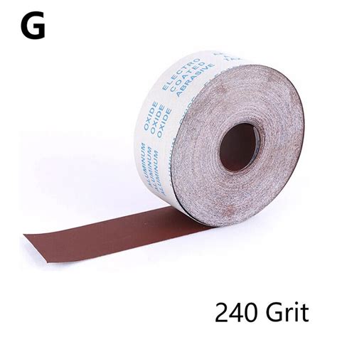 Ranmei Sandpaper Roll Emery Cloth Sanding Abrasive Sheets 80 120 180