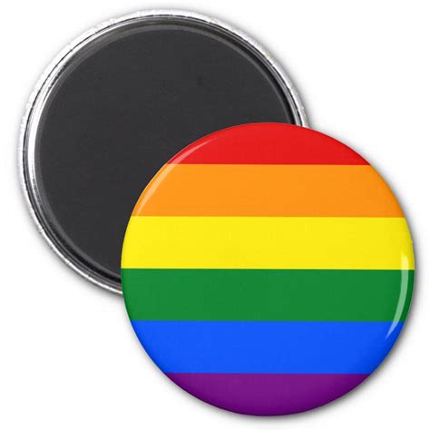 Lgbt Rainbow Gay Pride Flag Magnet Zazzle Gay Pride Rainbow Flag