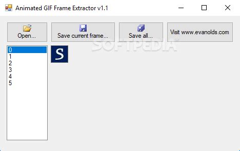 Animated Gif Frame Extractor 1.1 - Download, Review, Screenshots