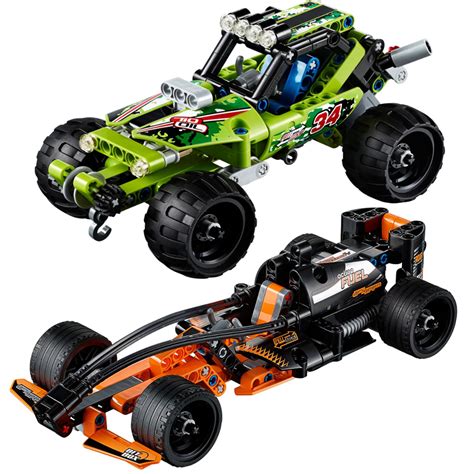 Video Review Lego Technic Pull Back Racers The Test Pit