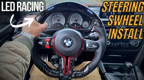 Bmw F Series F F F F F Carbon Fiber Led Racing Steering