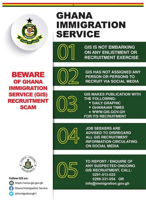 Update On Ghana Immigration Service Gis Recruitment For