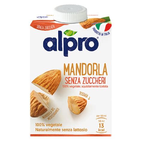 Mandorla Senza Zuccheri Alpro 500ml Farmacia Loreto