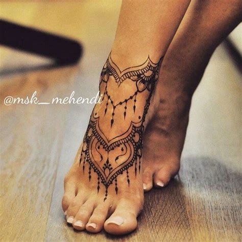 Resultado De Imagen Para Geometric Henna Mandala Feet Tatoo Henna Lace