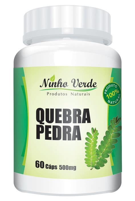 QUEBRA PEDRA NATURAL 500MG 60 CÁPSULAS NINHO VERDE Armazém Santa