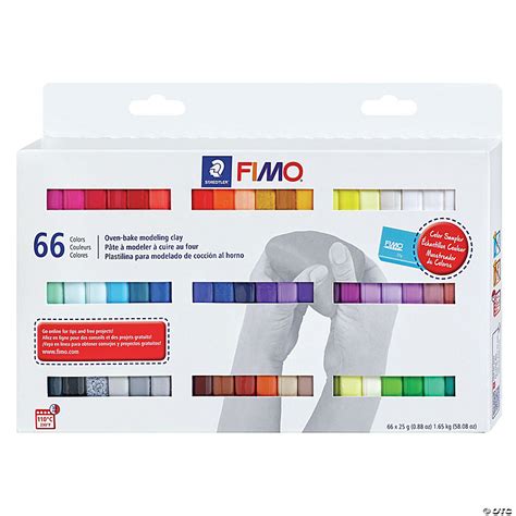 Fimo Professional Soft Polymer Clay 66 Pieces Assorted