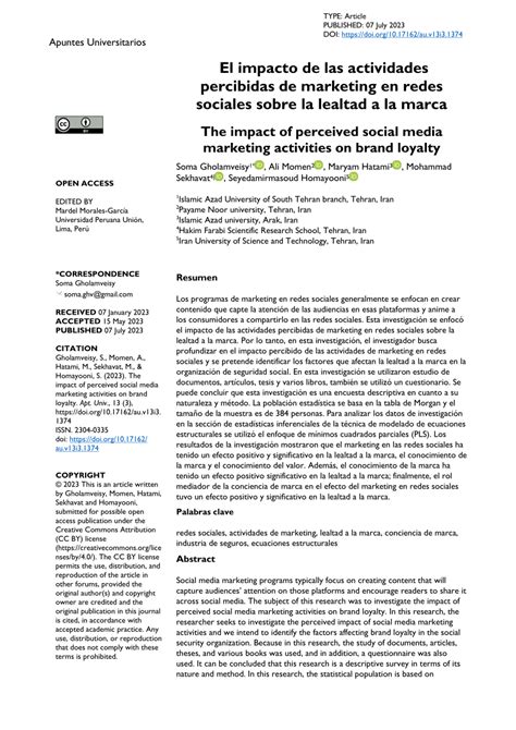 Pdf The Effect Of Perceived Social Media Marketing Activities On Brand Loyalty