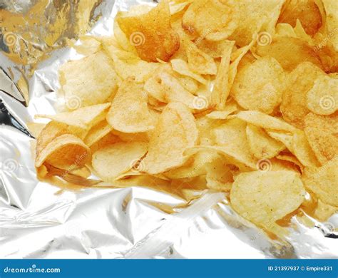 Potato Chips Stock Image Image Of Chip Crispy Potato 21397937